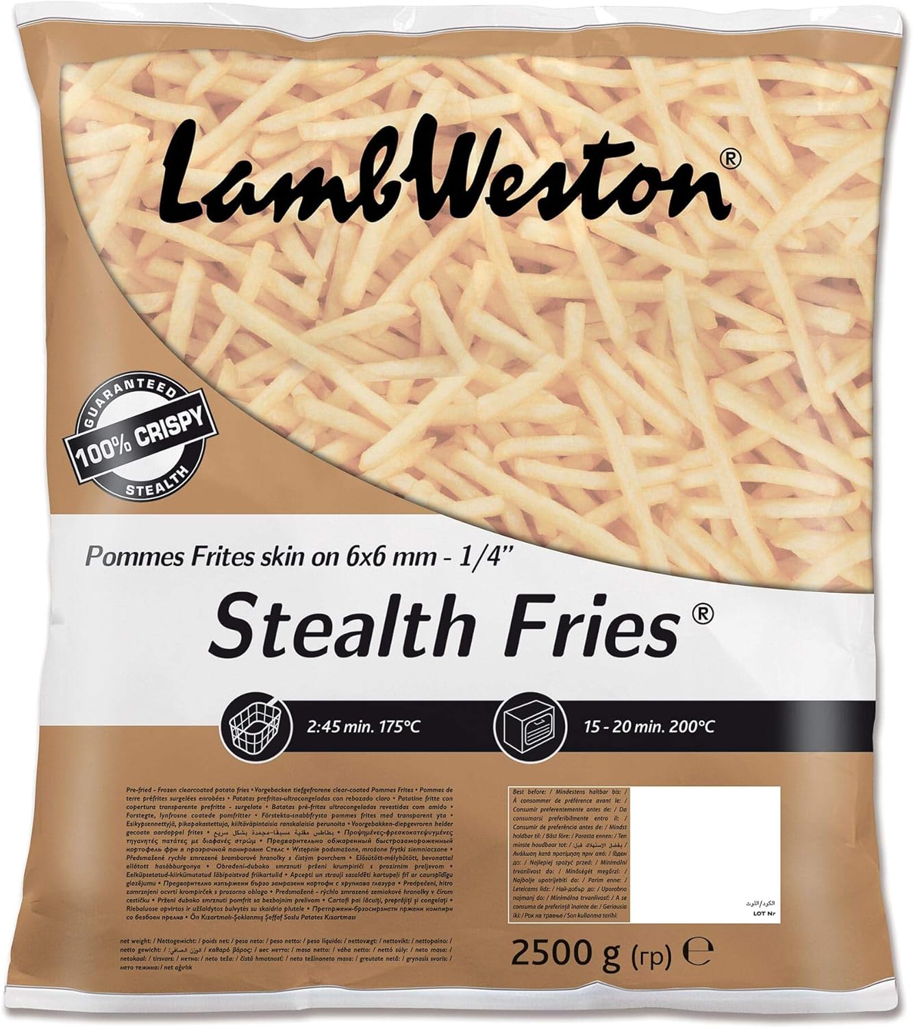 FROZEN LAMB WESTON CHIPS 6X6 (S22)